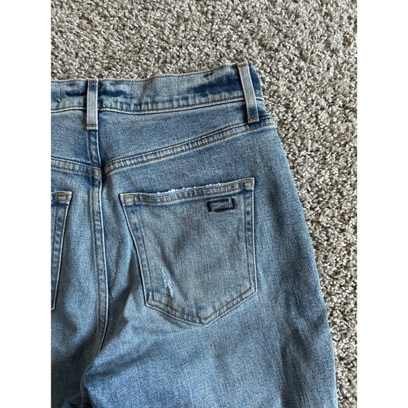 AYR Womens Sz 26S The Sugar High-Rise Straight-Leg Jeans Medium Wash - Picture 3 of 12